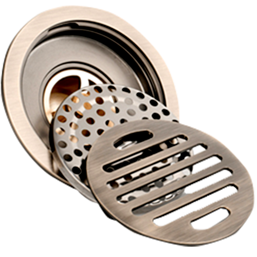 Bathroom Accessories:4' Green Bronze Round Mesh