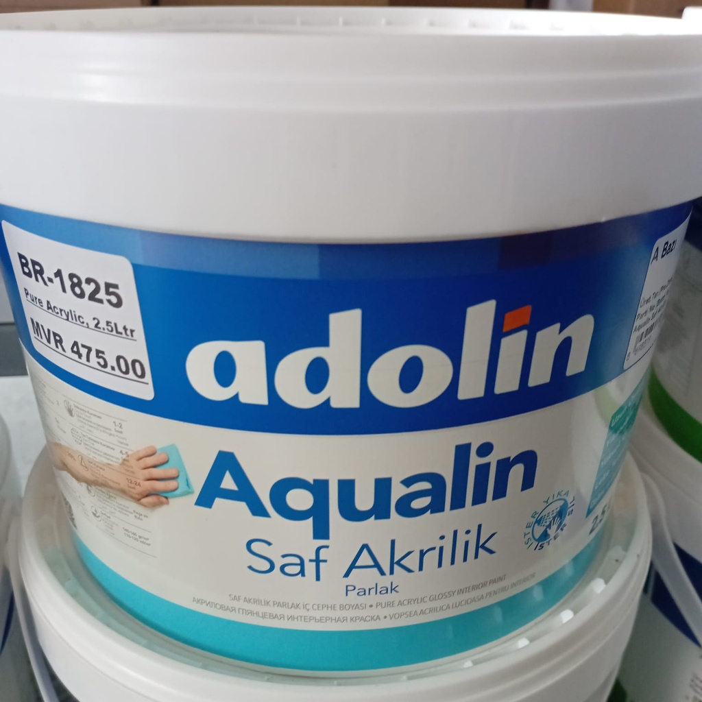 Adolin Emulsion Wall Paint, Pure Acrylic, 2.5Ltr