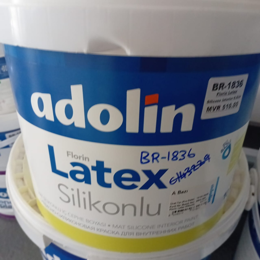 Adolin Emulsion Wall Paint, Florin Latex Silicone Interior 6.2Ltr