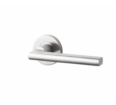 Door Handle With Lock, AA94-570B#, SILVER