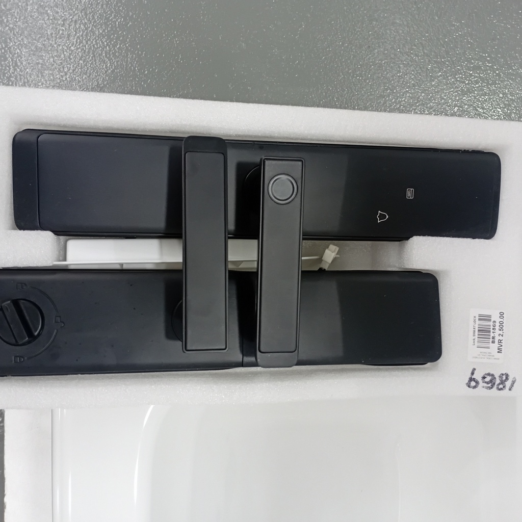Door Handle With Smart Lock, Black