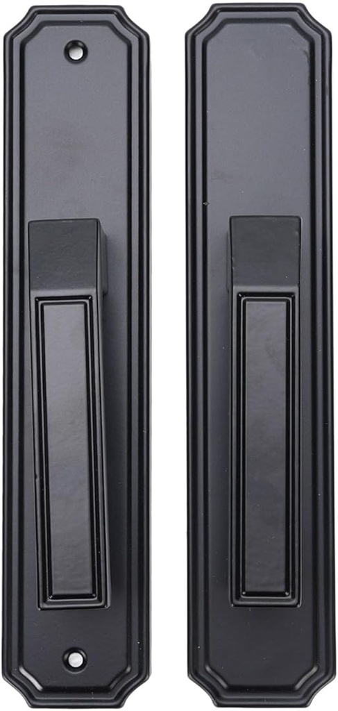 Door Handle With Lock, TA331-991W#, BLACK