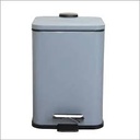 Dustbin Square With Paddle Stainless Steel (Grey Color)