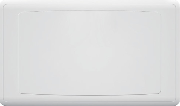 Blank Plate FC402 - 2 Gang, White - Elite Elegance