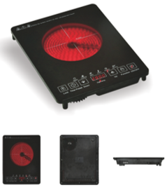 Hobs Ceramic Cooker Single Burner - PD-ET201, 360*280*60mm Brand: Peillondi