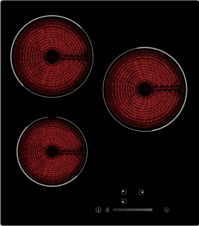 Hobs Ceramic Cooker 3 Burner - PD-ET483, 450*520*51mm Brand: Peillondi