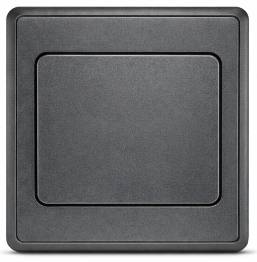 Blank Plate FC401SH - 1 Gang, Gray - Elite Elegance