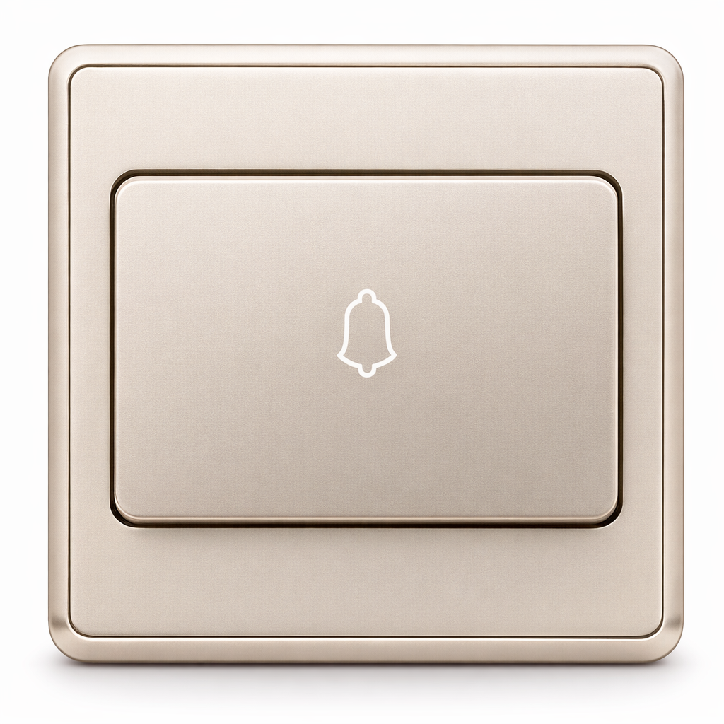 Bell Switch FC317W - 1 Gang, Champagne