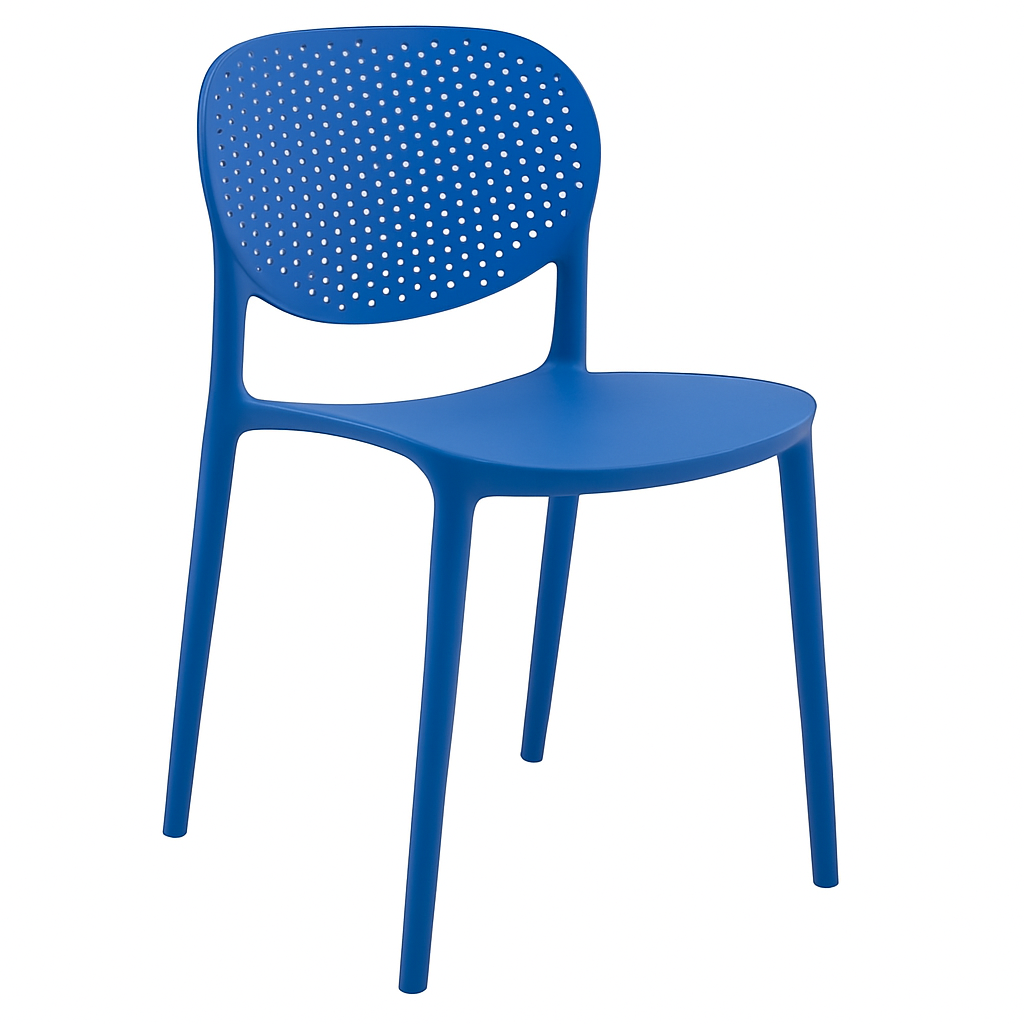 Plastic Chair (C116) Blue 284C - 40*42*80cm PP