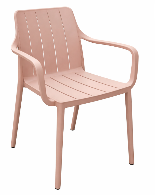 Plastic Chair (C125) Pink 91145 - 58*39*81cm PP