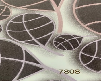 Melamine Block Board Two Sides, Leaf Pattern ( Glossy & Matte ) 1220X2440X18MM - 7808