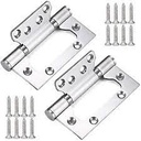 Flush Hinges SUS-304D 4x3x3, Silver