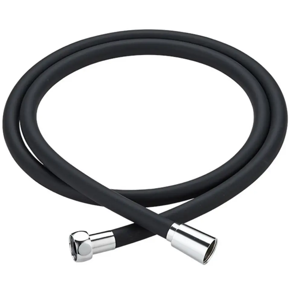 Shower Hose 1.5M Silicon Black