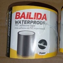 Bailida PVC Waterproof Tape, Black 7.5CM x 1.5M