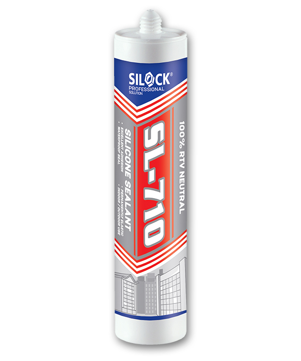 Silicon Sealant, SL-710, Black (For Glass to Metal and Polycarbonate) 290G