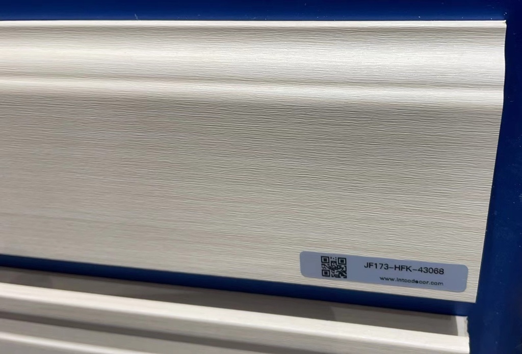 PVC Skirting Board JF173-HFK-43068, 80*15.1mm ( Hollow Series ) - INTCO