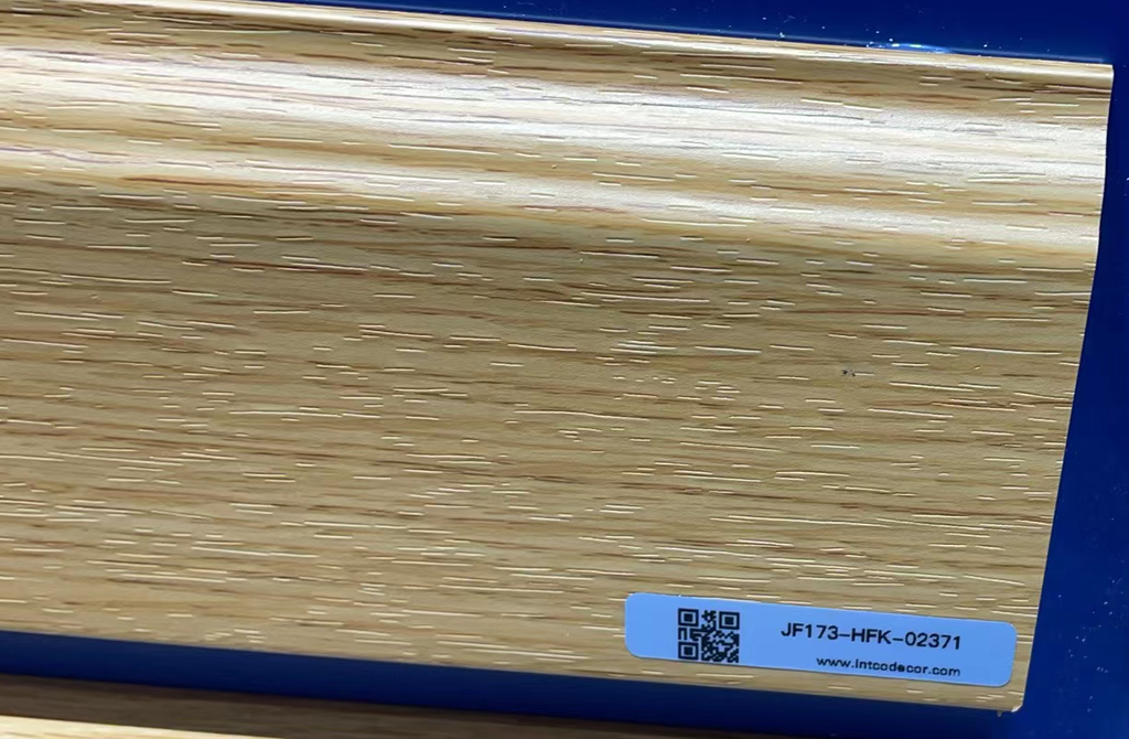 Pvc Skirting Board JF173-HFK-02371, 80*15.1mm - INTCO