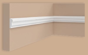 Wall Moulding JX52-W 290x1.5x3.5cm Brand: INTCO