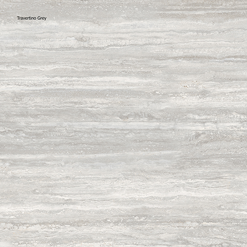 Varmora - Floor Tile Travertino Gray 600X600MM Glossy 