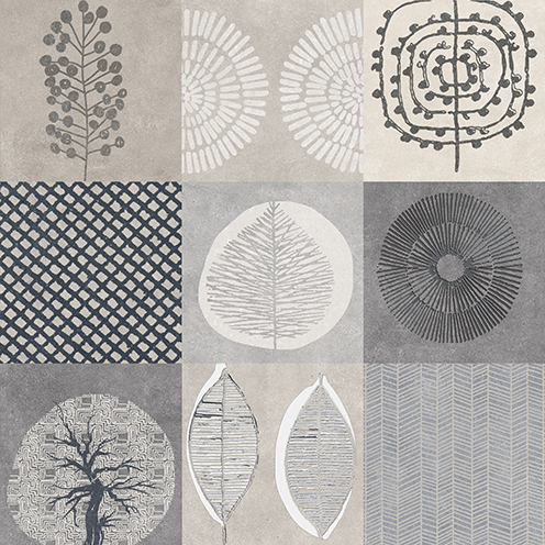 Floor Tile Hexo Ivory 600X600MM "ROCKER DÉCOR" - Varmora