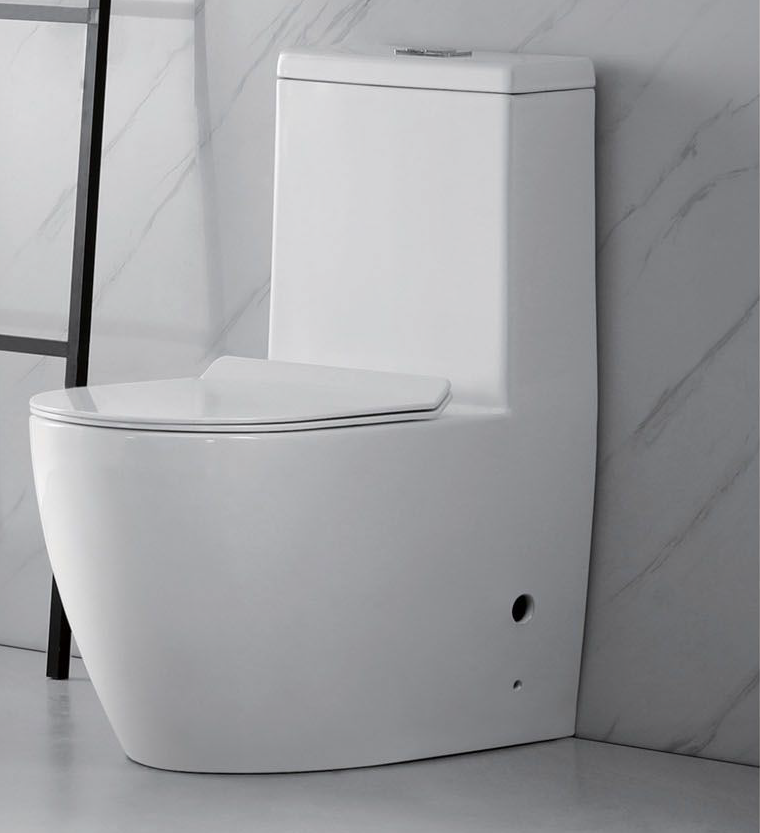Toilet Seat With UF Cover T2075 680x370x800, S-trap 250mm Brand: Gafeel