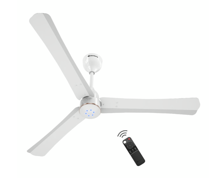 Renesa Halo Smart Ceiling Fan Sweep Size:1200MM Gloss Wht-Gold, FG0764 Brand: Atomberg