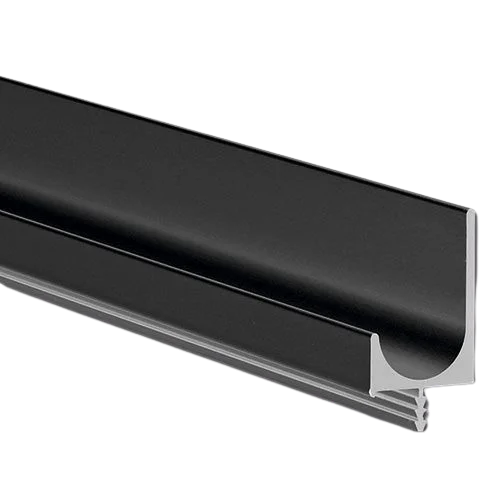 Aluminum J Handle Profile, J-3105 - Black, 1.8x19.1x50MM/3.6Meter