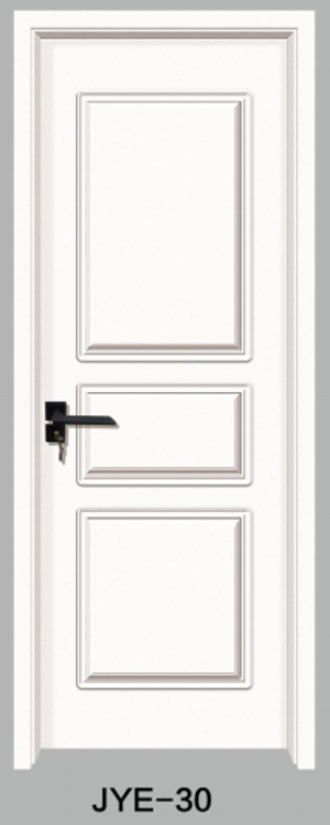 WPC Door - Bright Moon White, Door Size: 600*2100*45, Frame Size: 140*2200 ( CODE: 11)