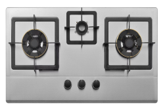 Gas Stove 3 Burner Stainless Steel HG-X301A Size: 750*430