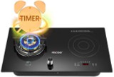 Hybrid Stove (Gas + Induction) Tempered Glass HLDQ10GT Size: 750*430