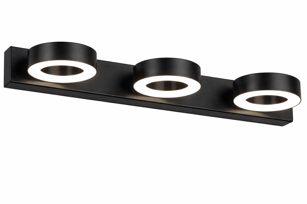 Mirror Light JC-001A Black 550*50*140mm, 3T-18W/6000K, Acrylic+Al+iron Material