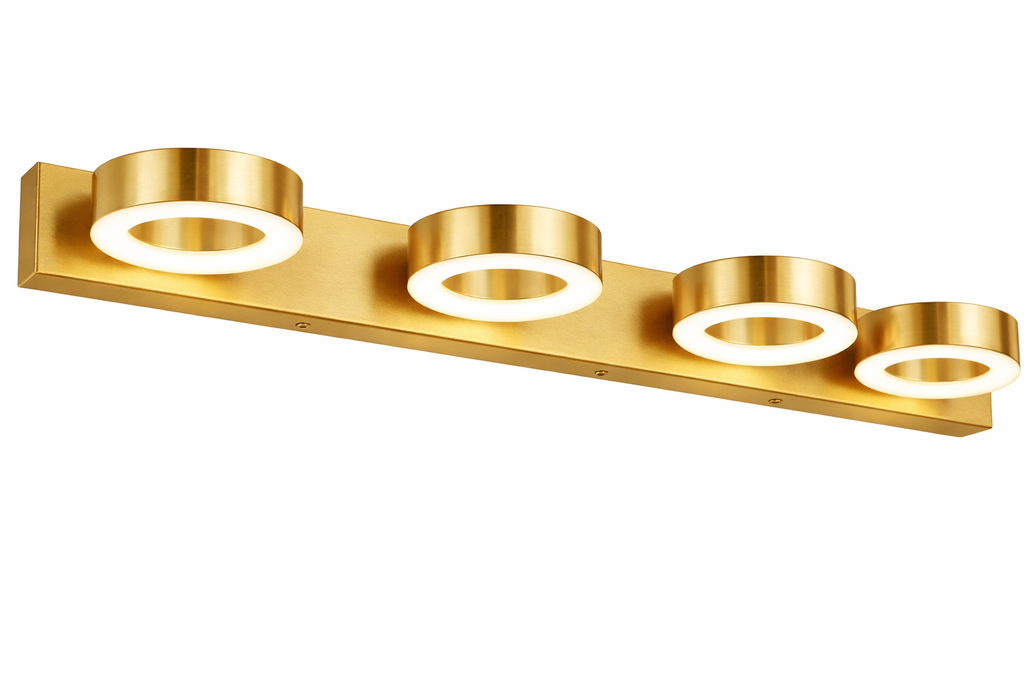 Mirror Light 9550 Gold 540*110*120mm, 3T- 15W/6000K, Iron+Acrylic Material