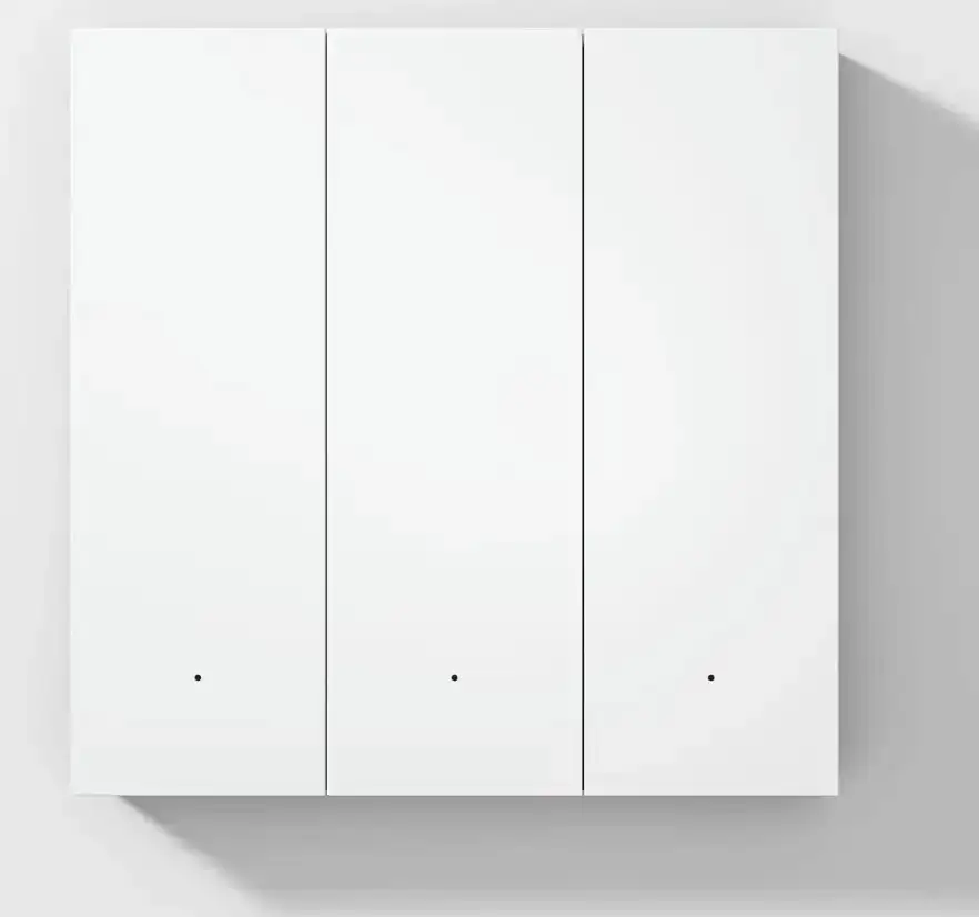 Smart Wifi Light Switch S113W - 3 Gang , White - Elite Elegance
