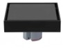 Bathroom Floor Drainer - Black Plated 10 x 10CM ( Central Hole )
