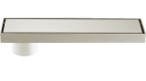 Bathroom Floor Drainer - Nickel Brushed Plated 10 x 60CM ( Side Hole )
