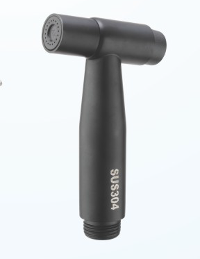 Muslim Shower Head - YSK016 SUS304 ( Button Function ) Black