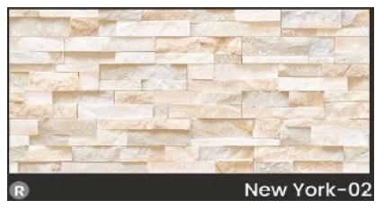 Range - Ceramic Glazed Wall Tiles, New York-02, 30X60CM, Hard Matt Finnish