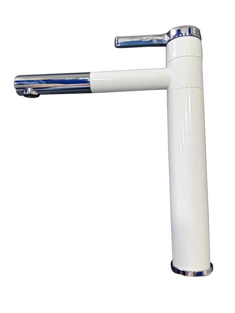 Basin mixer, white and chrome BOX CODE :361200LWC
