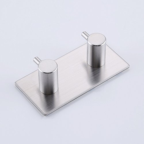 Double Robe Hook Brush Nickel 482307BN