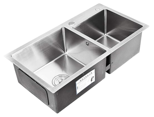 Double Sink  - VIGA 47700803BN
820X450X210X1.0S