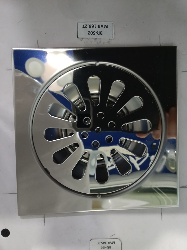 Floor Drain  - VIGA 47031503XX
Size: 150X150X77X1mm
Outlet size:Ø66mm
