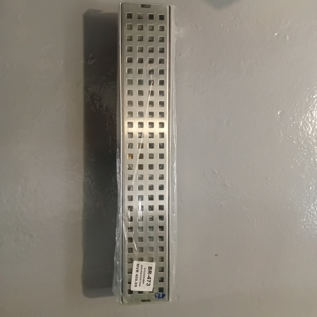 Floor Drain 47035004BN-400Size: 400x68x55X1mm Outlet size:Ø46mm