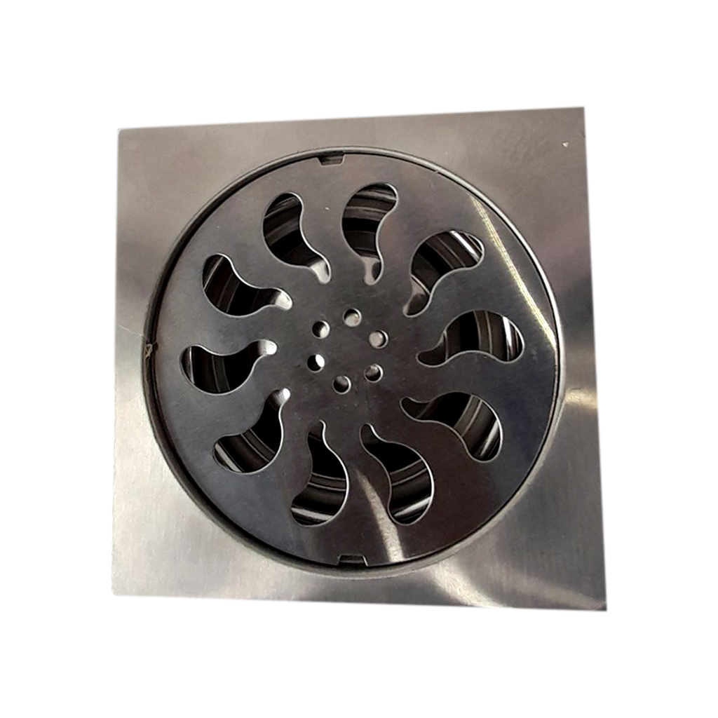 FLOOR DRAIN ROUND SHAPE 
BRIMIX HIGH QUALITY SS SILVER PLATE
Item Code:  3b5#