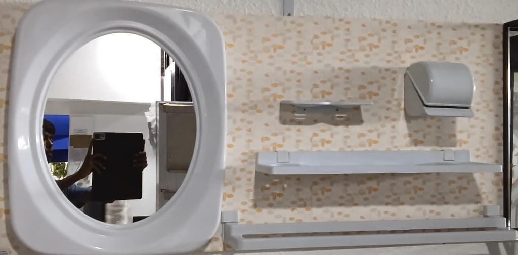 Mirror Set (5pcs) White, Luxury