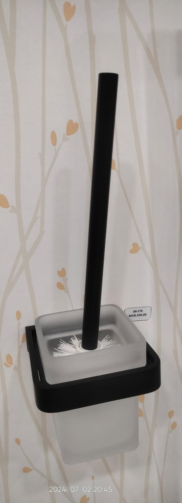 Toilet brush holder Black plate 480612DB