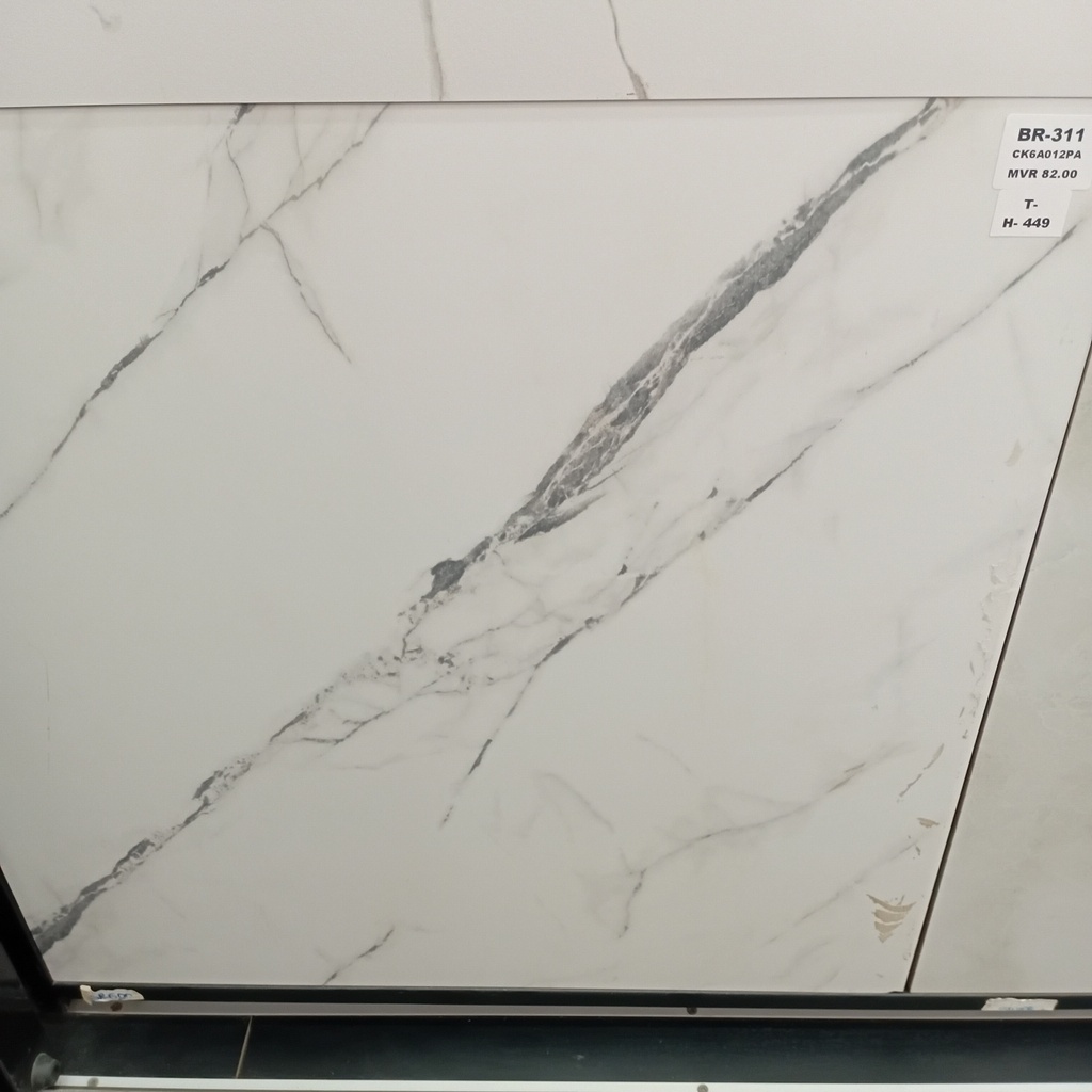 Tiles - Satin Glazed Polished Porcelain, CK6A012PA, 9mm, 600*600mm