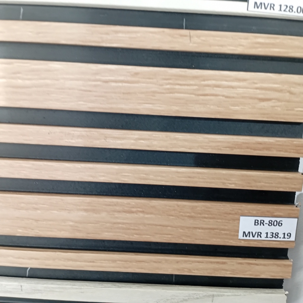 WPC Wall Panel, CTWPC-16514, Black core (Fresh Raw Material) - 158*13*2900 - WT037