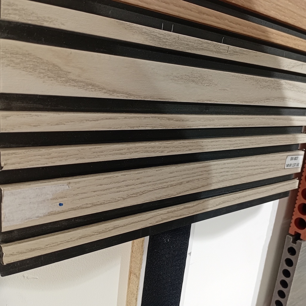WPC Wall Panel, CTWPC-16514, Black core (Fresh Raw Material) - 158*13*2900 - WT069