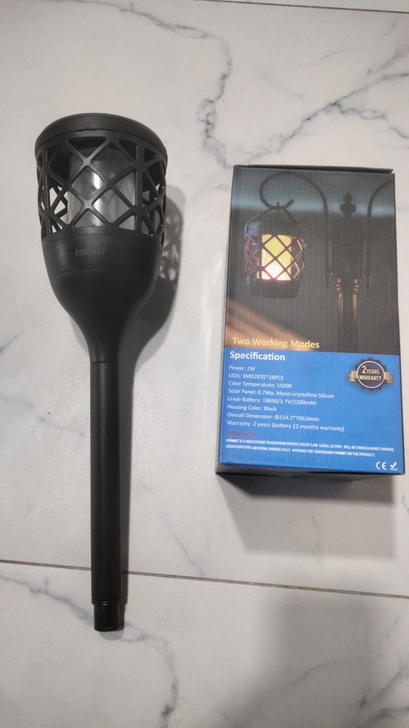 GARDEN SOLAR LIGHT  LT-FGL-001
Box Code:  Z001313/MT-761