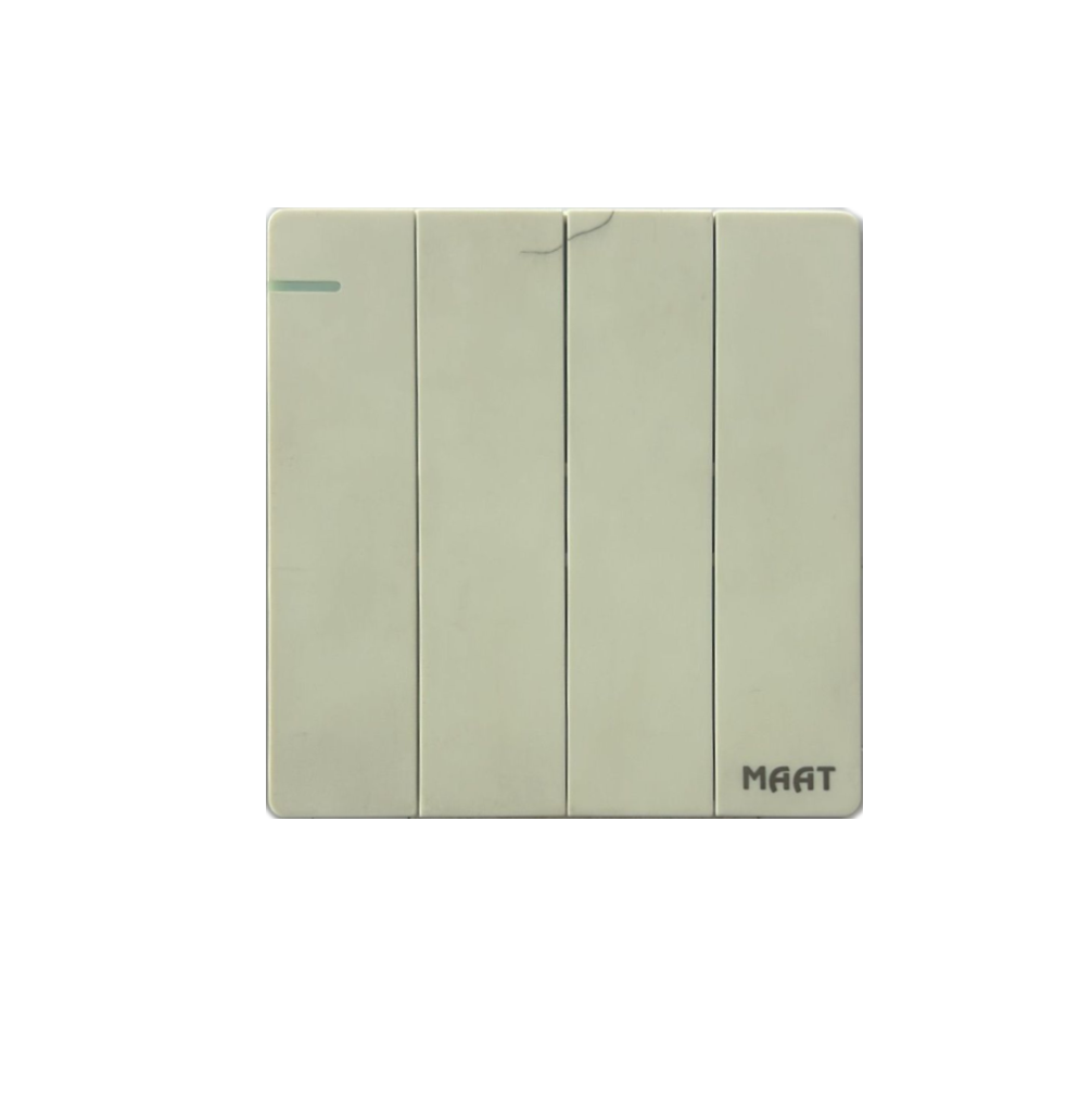 4 GANG 1 WAY SWITCH   WHITE   SW4-QW-001
 Box Code: METQ54Q/1Y
